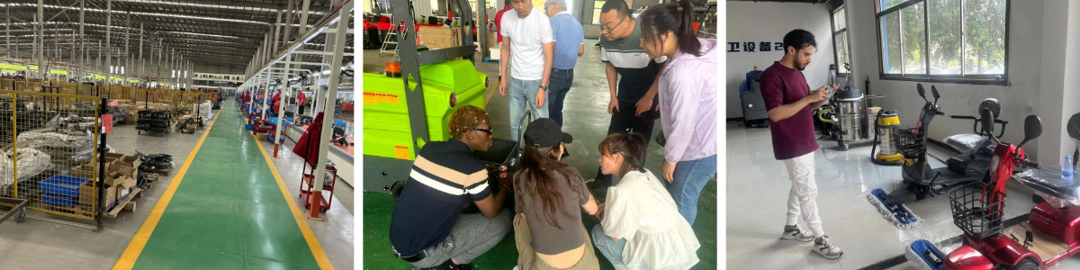 Long-Term Peruvian Partner Inspects and Ships Customized Ride-On Sweepers at Kereide