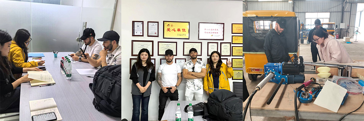 Australian long-term partner visits boring machine in Kereide