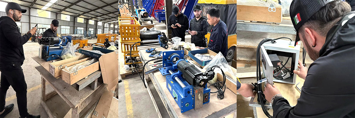 Australian long-term partner visits boring machine in Kereide