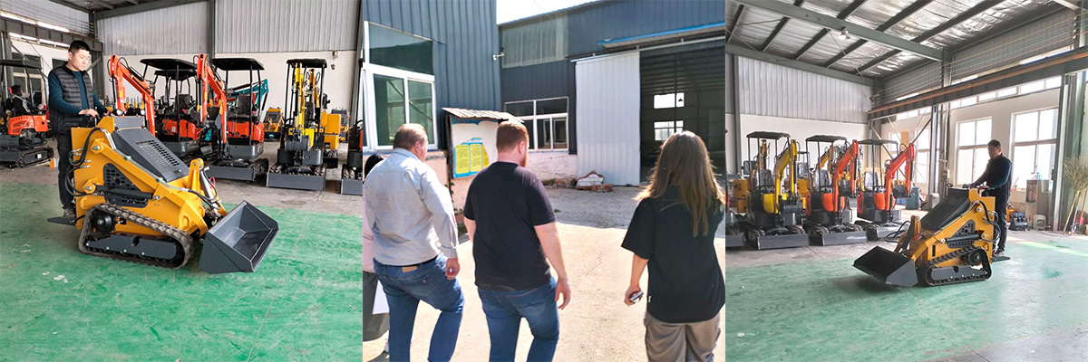 Brazilian Customer Visits Kereide Heavy Machinery Factory, Signs Tracked Skid Steer Loader Purchase Agreement