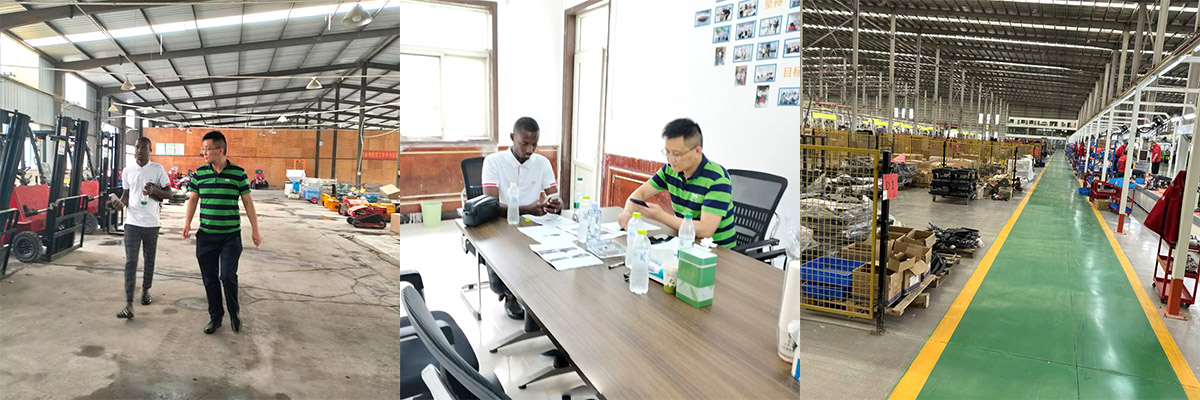 Ivorian customers visited keruide to inspect the sweeper and reached a cooperation intention on the spot